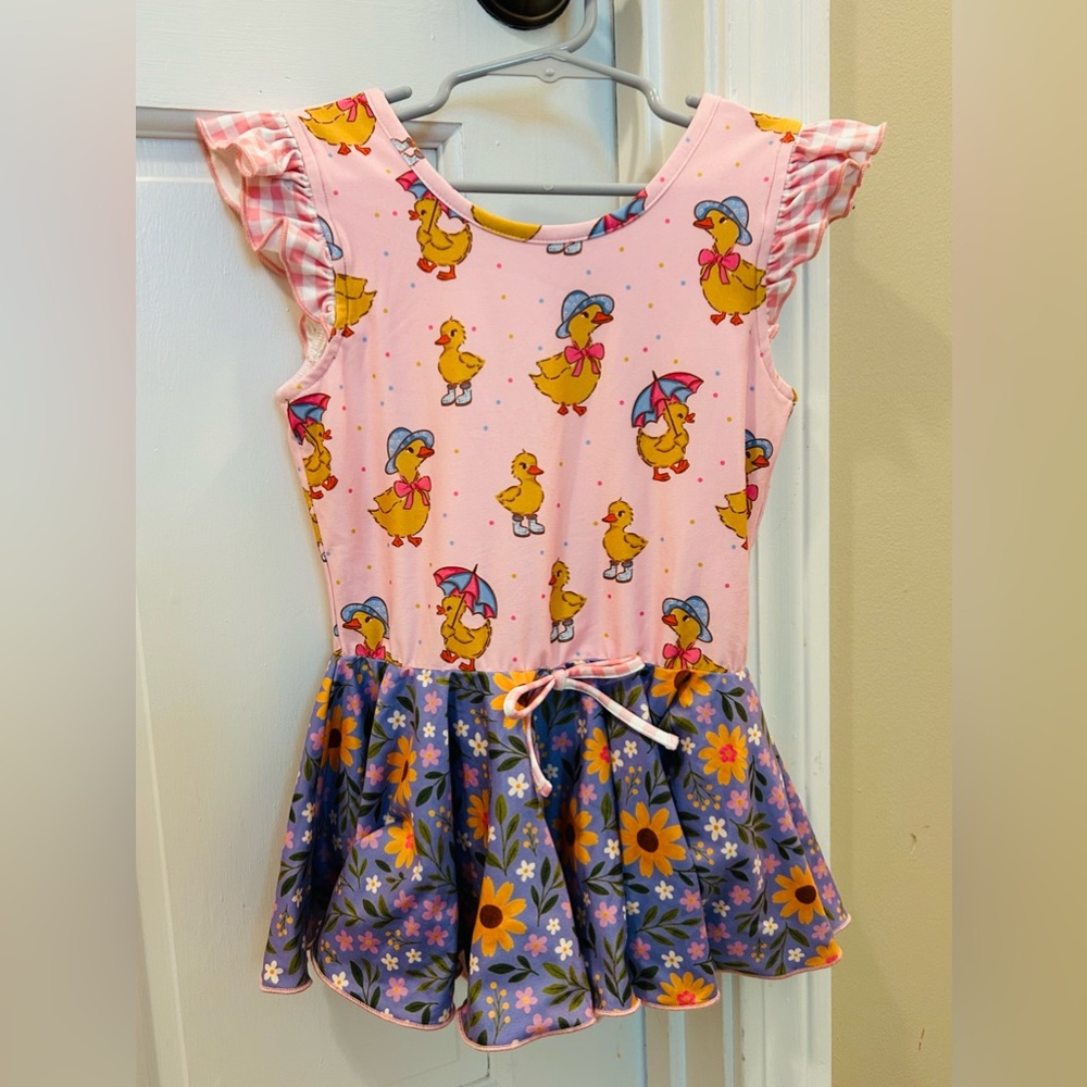 cheeky plum Pink Duck Leotard